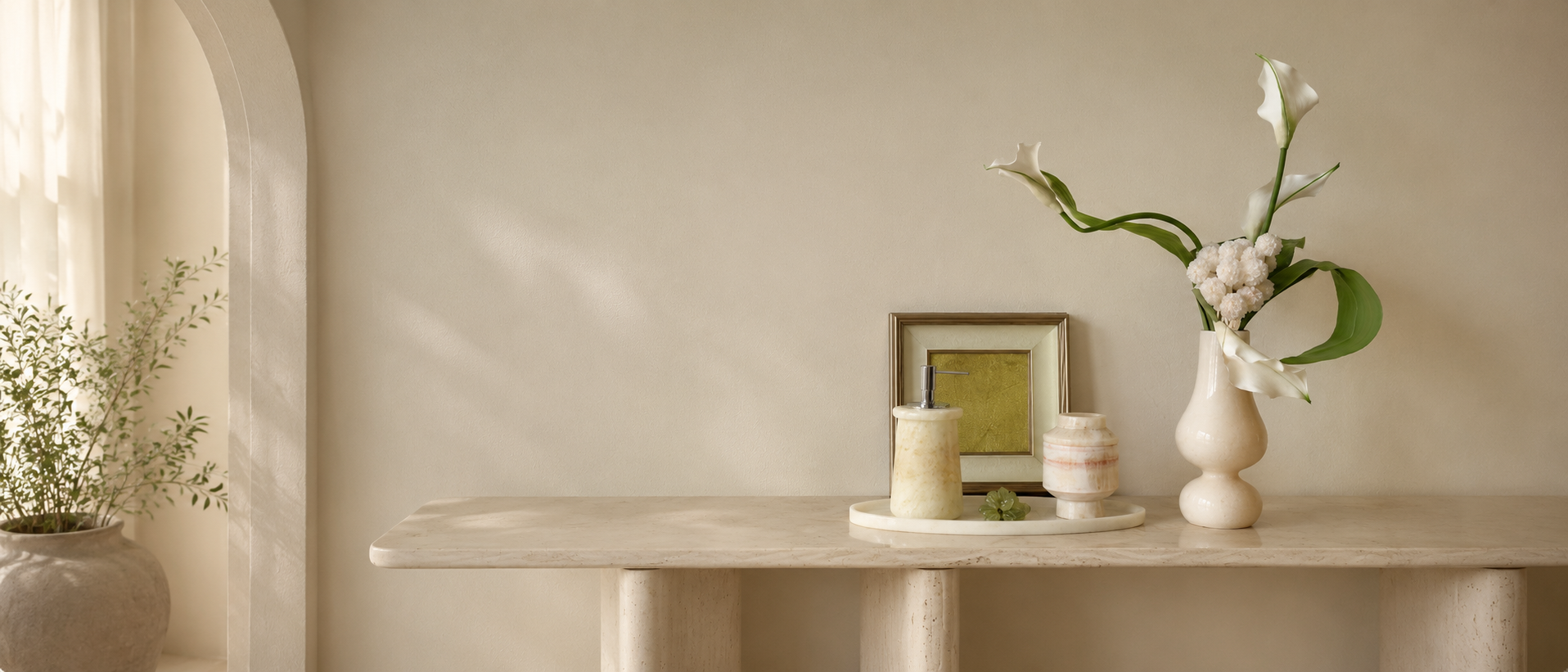 Thoughtfully styled interior space