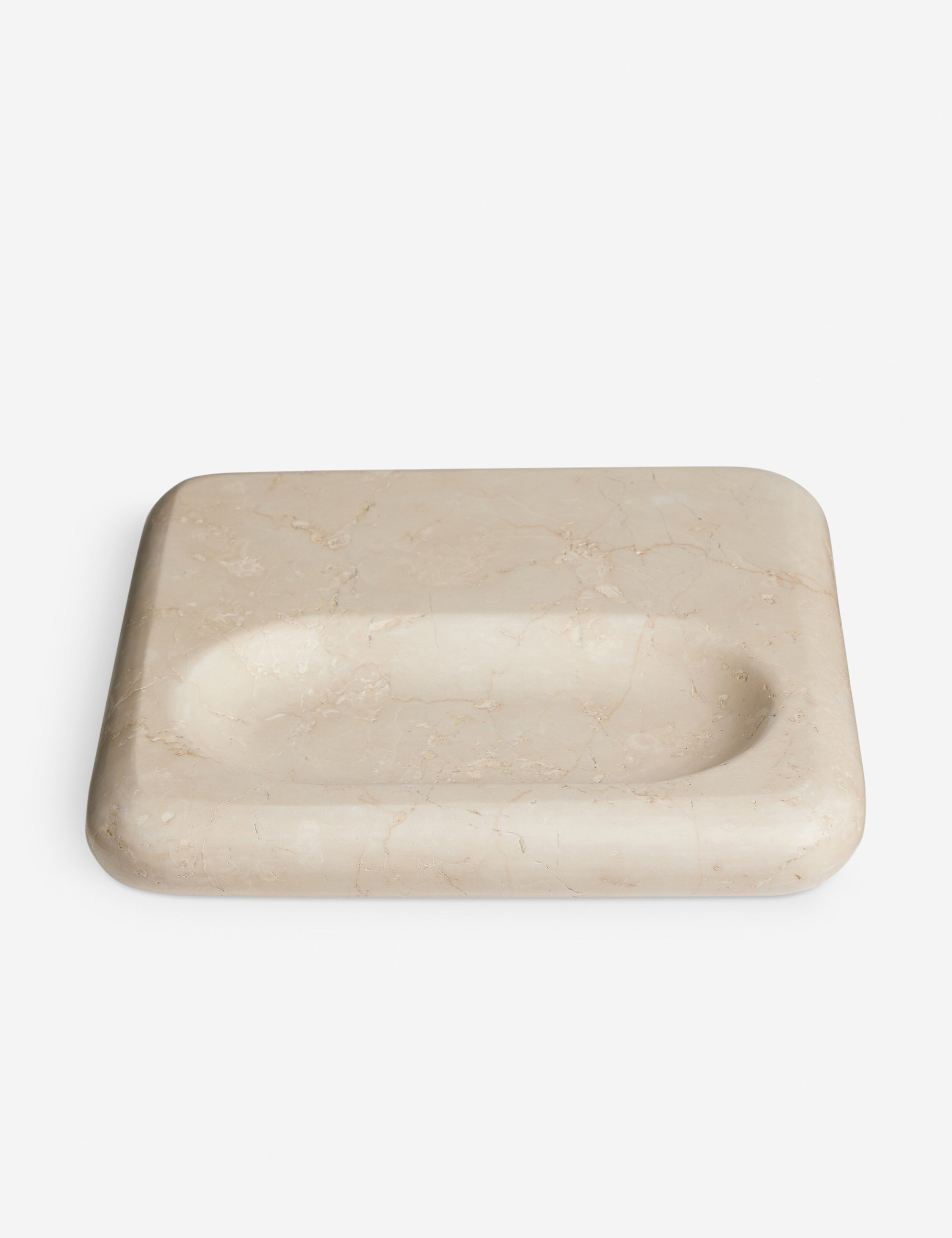 Natural Marble Stone Catchall - Brown - Image 8