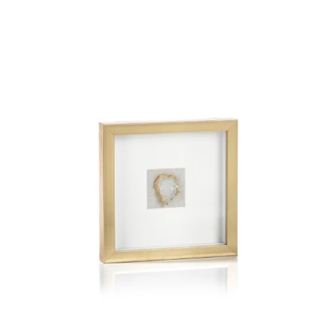 Gold Framed Crystal Wall Art