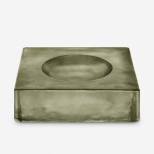 Modern Vintage Glass Catchall - Amber