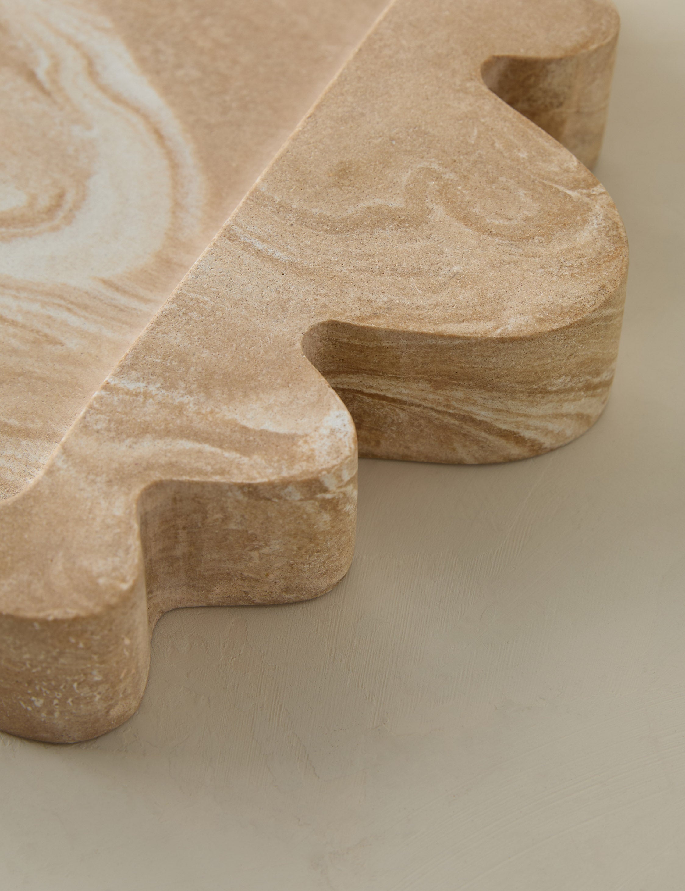 Modern Travertine Resin Tray - Travertine - Image 8