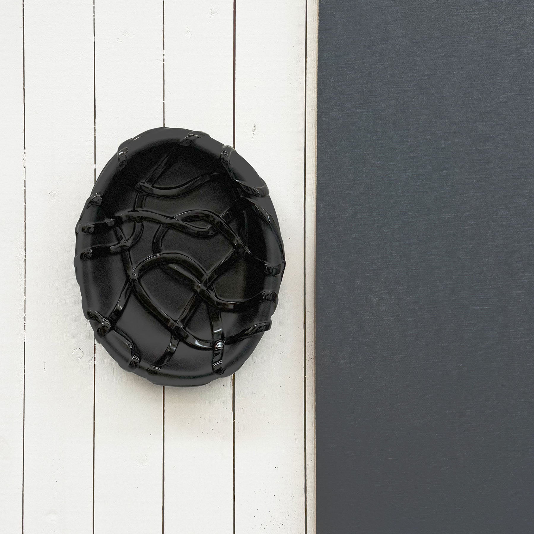 Gloss Black Serving Platter - Gloss Sculpted Surface - Image 5