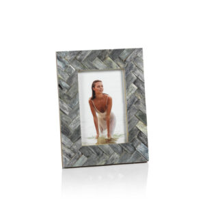 Woven Bone Photo Frame